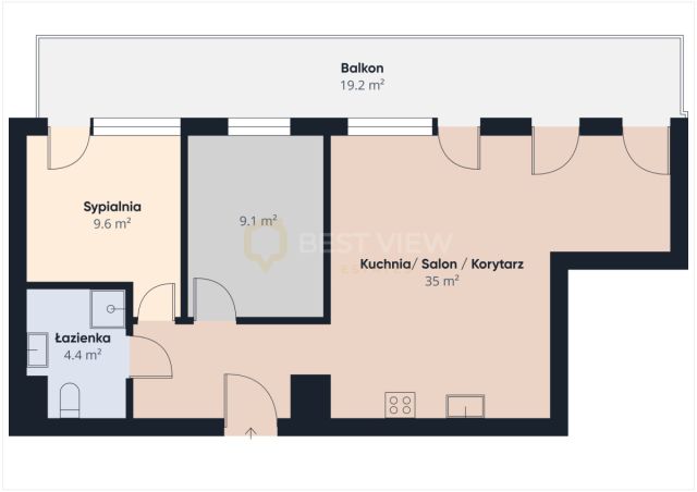 Mieszkanie 3-pokojowe Ząbki, ul. Powstańców. Zdjęcie 10