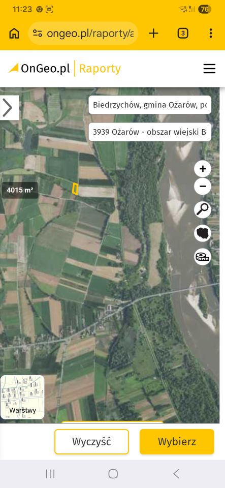 Działka rolna Biedrzychów. Zdjęcie 6