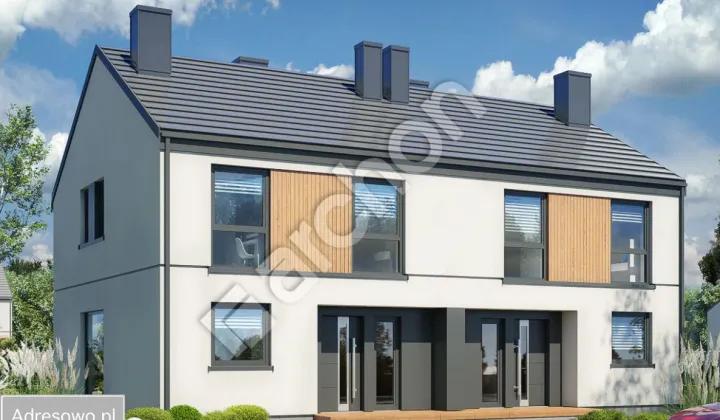 bliźniak, 5 pokoi Zieleniewo, ul. Gruszkowa