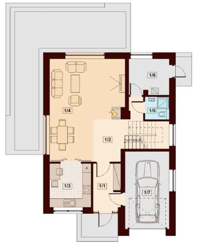 dom wolnostojący, 4 pokoje Hermanowa. Zdjęcie 8