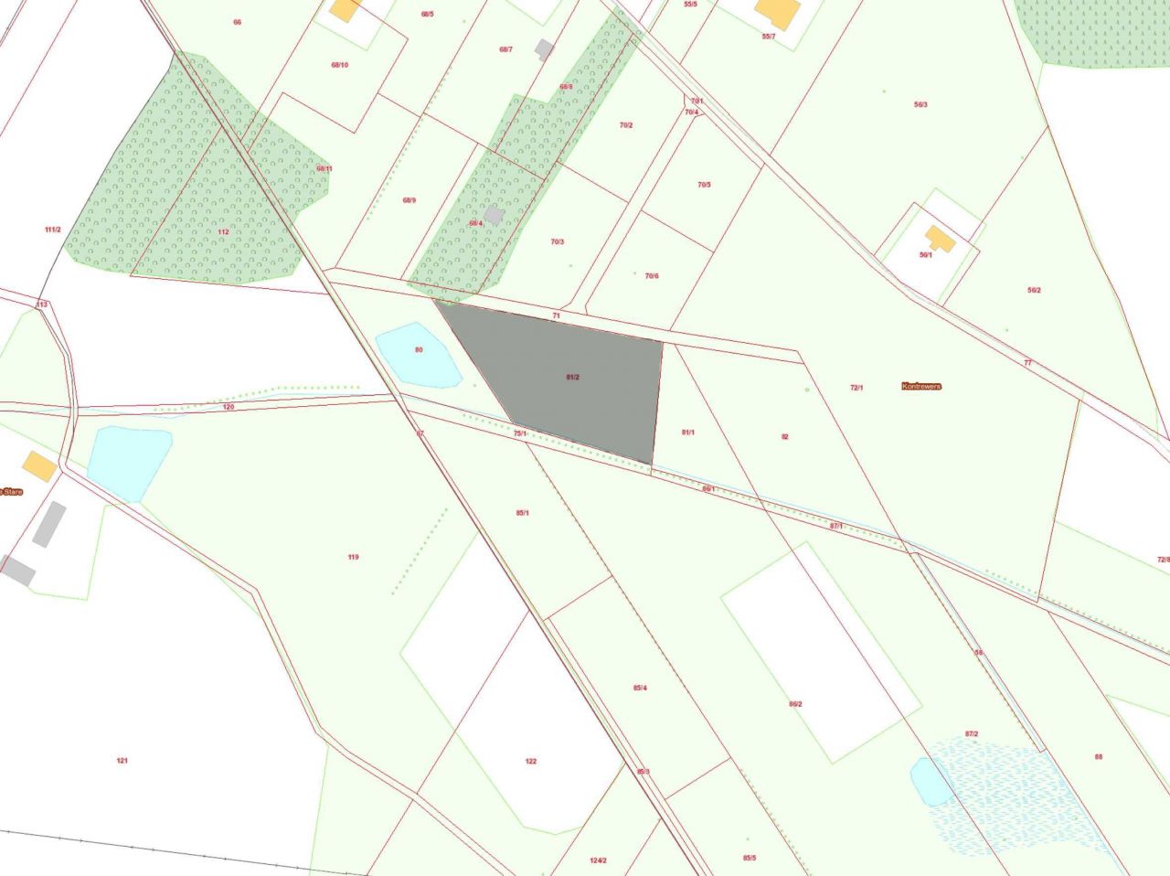 Działka budowlana Kontrewers. Zdjęcie 2