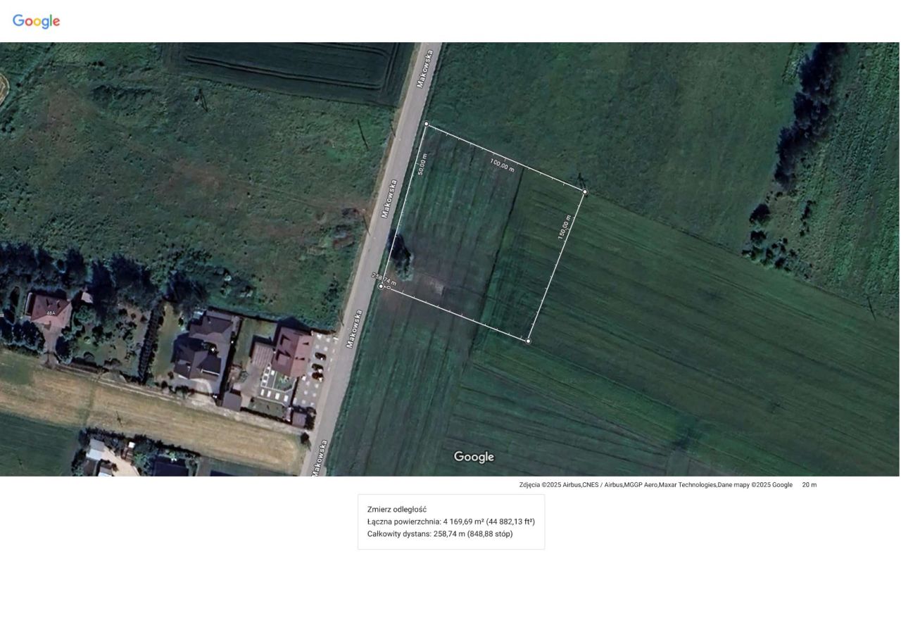Działka rolno-budowlana Małęczyn Stary Małęczyn, ul. Makowska. Zdjęcie 2