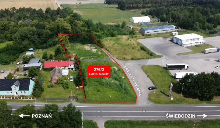 Działka budowlana Lutol Suchy