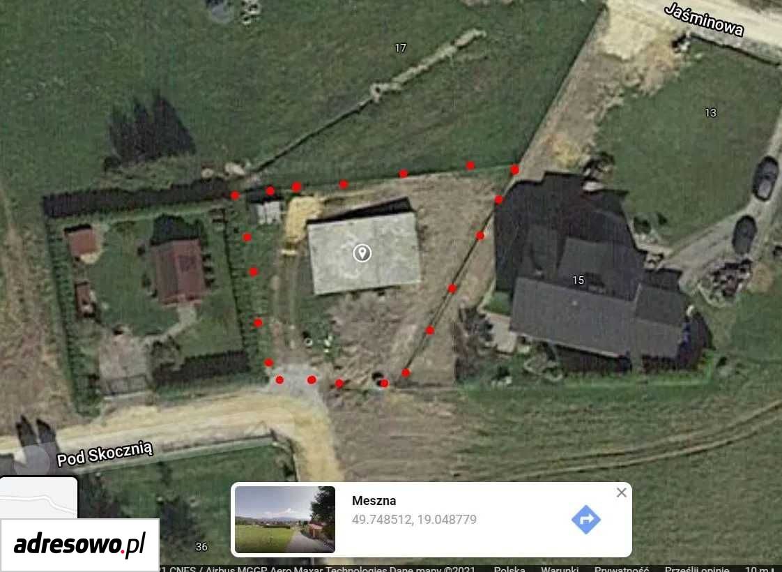 Działka budowlana Meszna. Zdjęcie 6