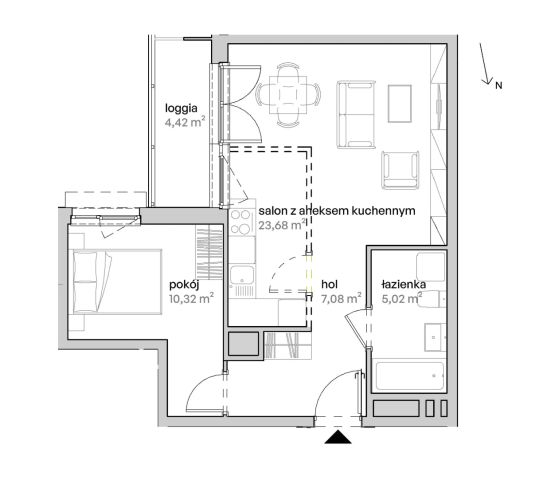 Mieszkanie 2-pokojowe Poznań Starołęka, ul. Unii Lubelskiej. Zdjęcie 7