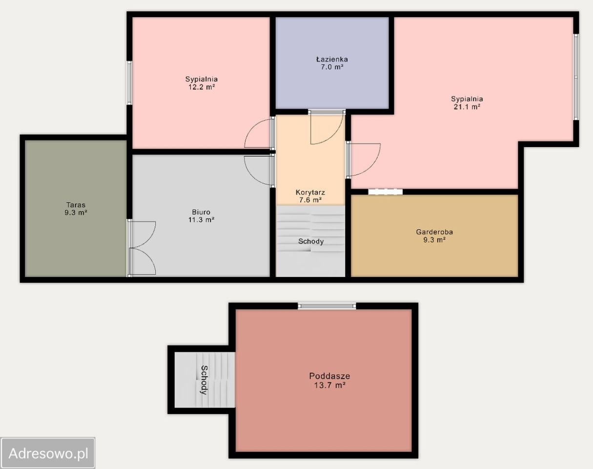 dom szeregowy, 5 pokoi Karwiany, ul. Wiśniowa. Zdjęcie 20