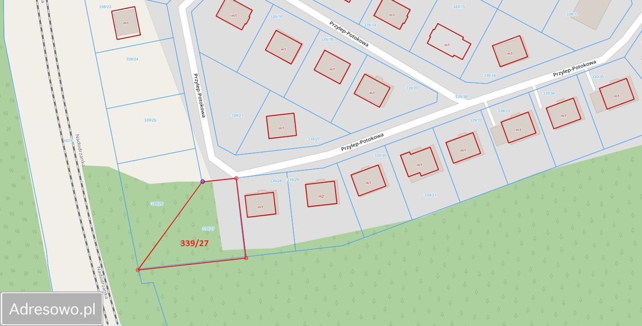 Działka budowlana Zielona Góra Przylep, ul. Potokowa. Zdjęcie 2