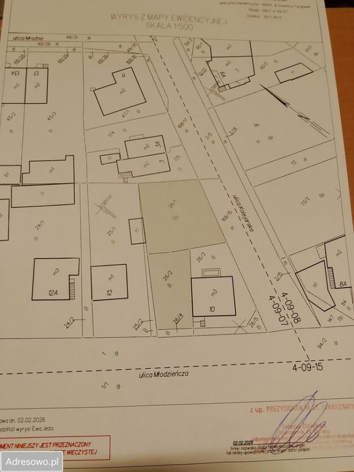 Działka inwestycyjna Warszawa Zacisze, ul. Młodzieńcza. Zdjęcie 1