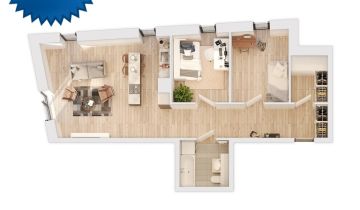 Mieszkanie 3-pokojowe Brzeg, ul. Bohaterów Westerplatte