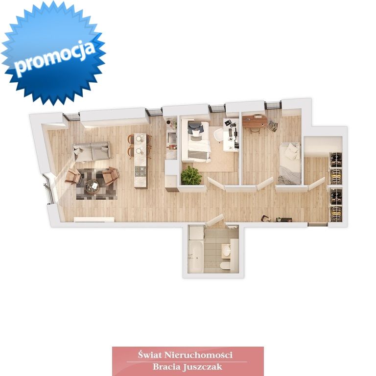 Mieszkanie 3-pokojowe Brzeg, ul. Bohaterów Westerplatte. Zdjęcie 2