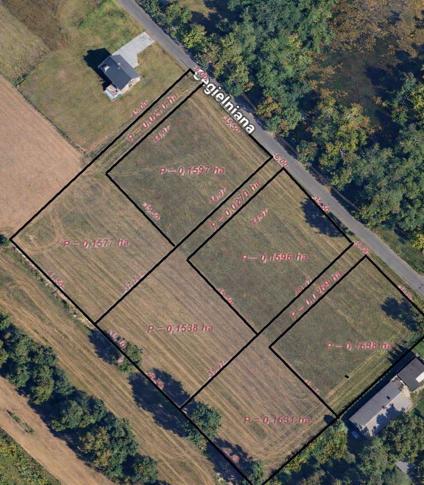 Działka budowlana Dąbrówka-Strumiany, ul. Cegielniana. Zdjęcie 3