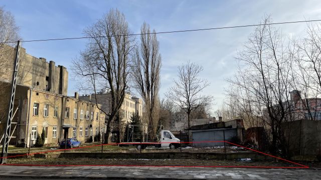 Działka inwestycyjna Łódź Śródmieście, ul. Pomorska. Zdjęcie 1