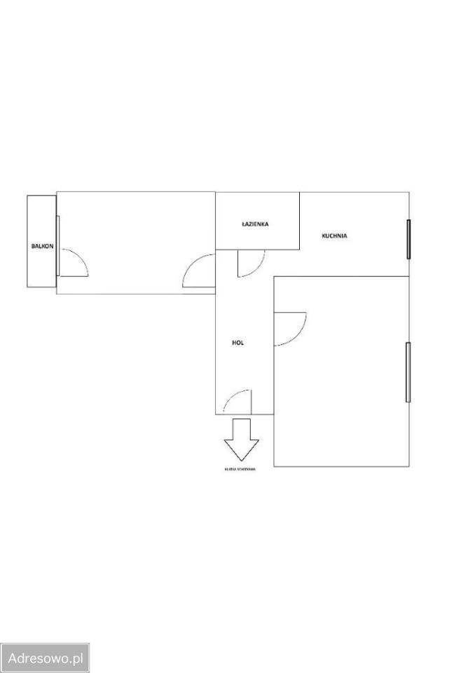 Mieszkanie 2-pokojowe Rzeszów Śródmieście, ul. Krakowska. Zdjęcie 1