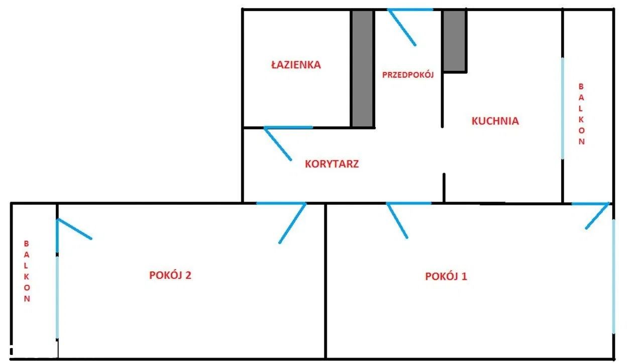 Mieszkanie 2-pokojowe Poznań Łazarz, ul. Głogowska. Zdjęcie 19