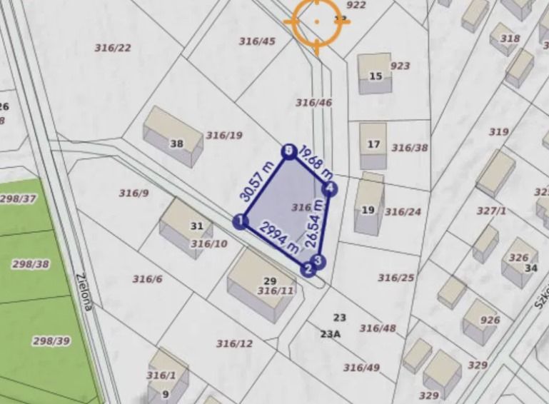 Działka budowlana Gogolin, ul. Zielona