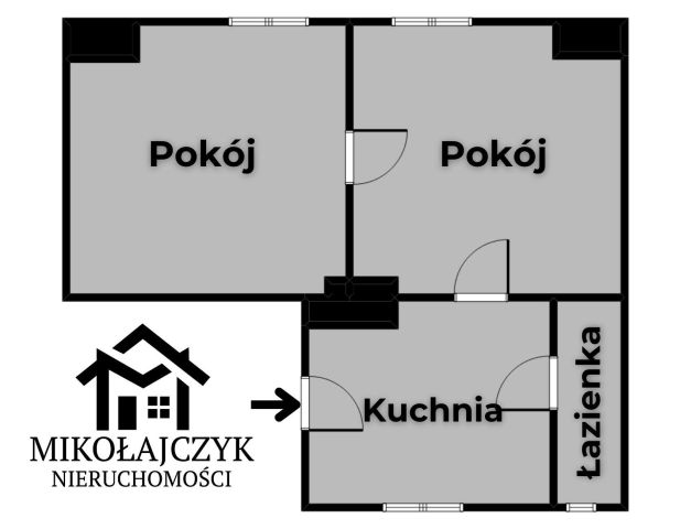 Mieszkanie 2-pokojowe Korsze, ul. Wojska Polskiego. Zdjęcie 12