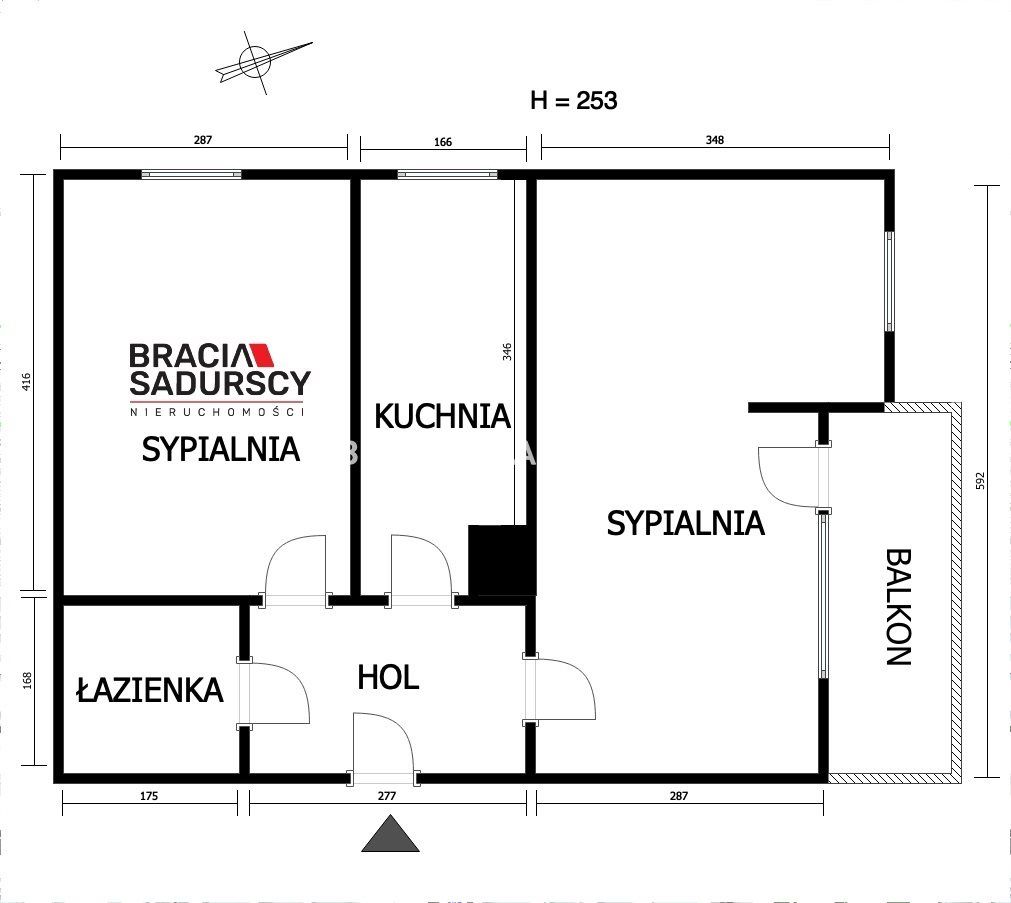 Mieszkanie 2-pokojowe Kraków Mistrzejowice, os. Bohaterów Września. Zdjęcie 20