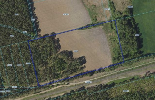 Działka rolno-budowlana Waliły-Stacja. Zdjęcie 1