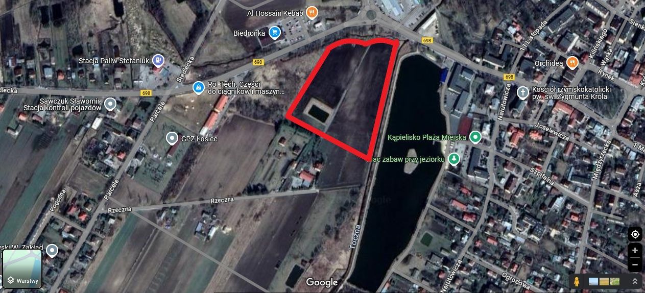 Działka inna Łosice Parcele, ul. Rzeczna. Zdjęcie 5