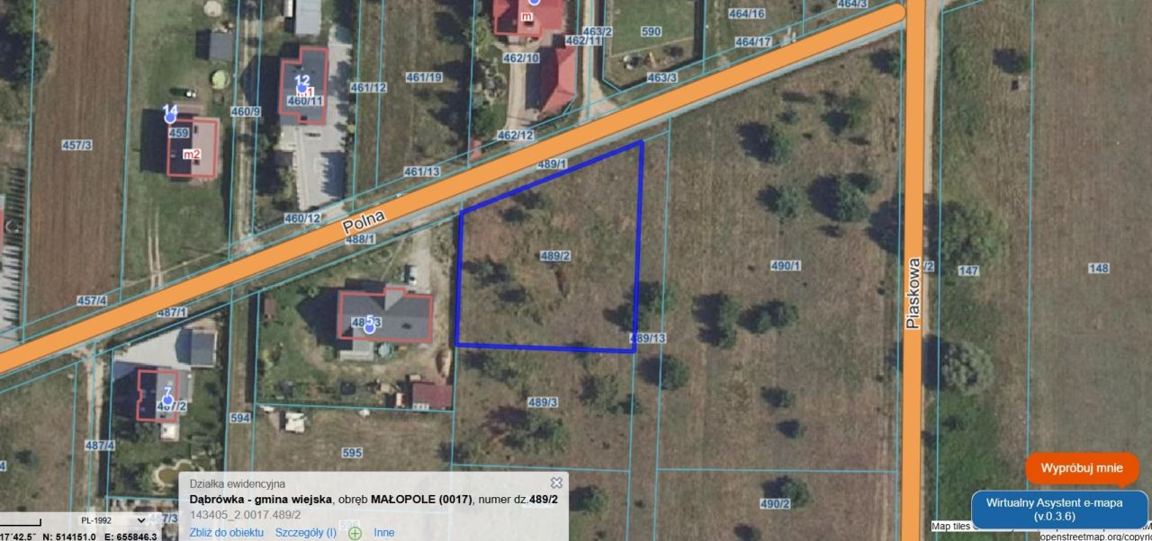 Działka budowlana Małopole, ul. Polna. Zdjęcie 2