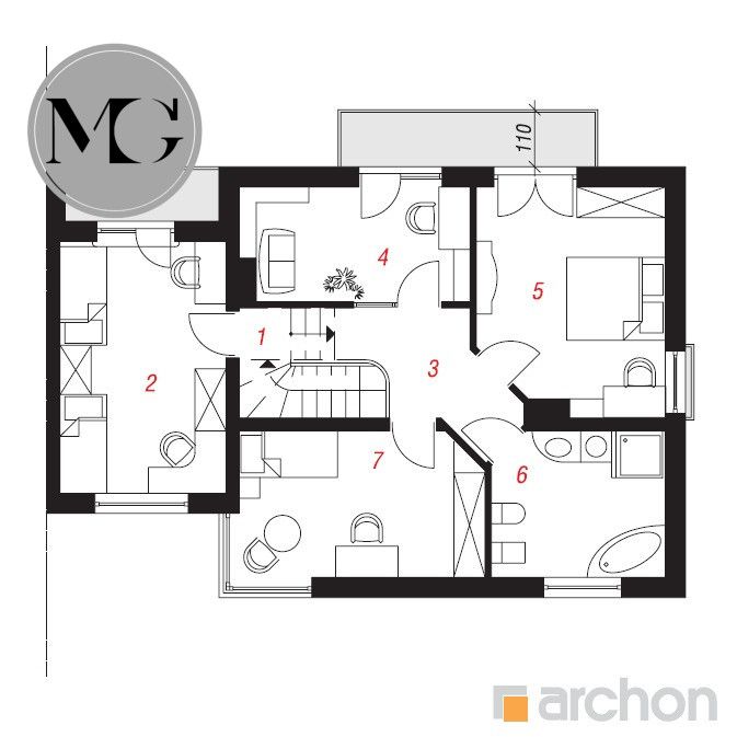 dom wolnostojący, 5 pokoi Bydgoszcz Miedzyń, ul. Leszczyna. Zdjęcie 3