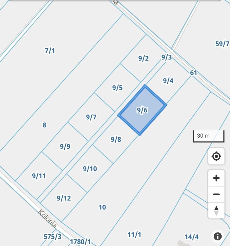 Działka budowlana Kępie Zaleszańskie Kąt, ul. Kolonia. Zdjęcie 2