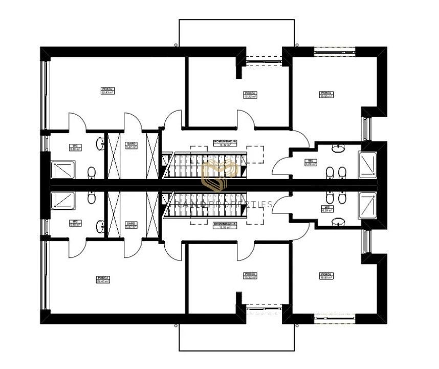 bliźniak, 5 pokoi Konstancin-Jeziorna. Zdjęcie 12
