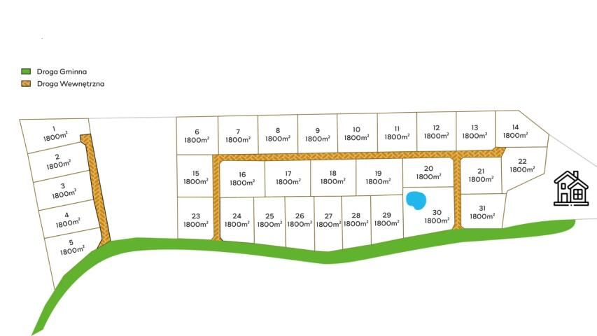 Działka budowlana Brejdyny. Zdjęcie 2