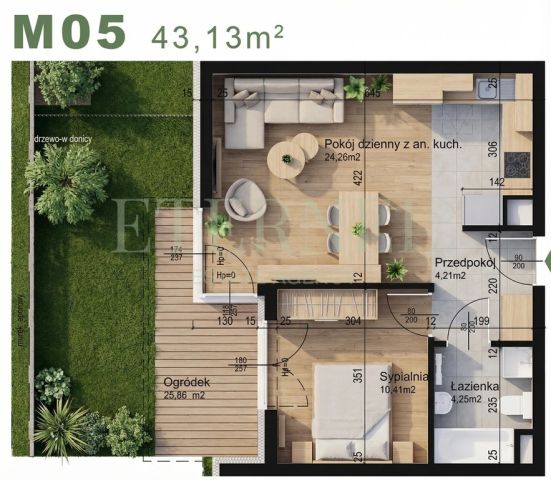 Mieszkanie 2-pokojowe Kraków Czyżyny, ul. Śliwkowa. Zdjęcie 1