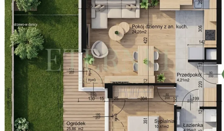 Mieszkanie 2-pokojowe Kraków Czyżyny, ul. Śliwkowa