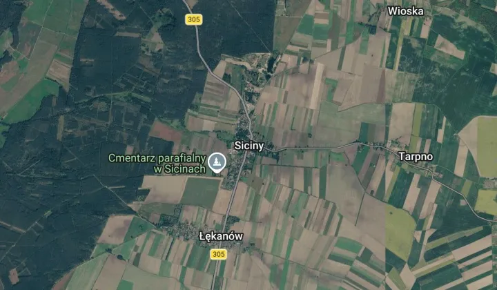Działka rolna Siciny