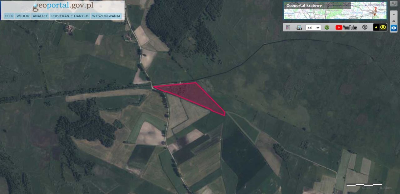 Działka rolna Lipińskie. Zdjęcie 5