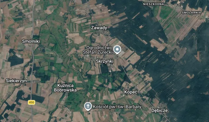 Działka budowlana Skrzynki
