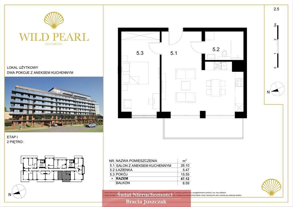 Mieszkanie 2-pokojowe Kołobrzeg. Zdjęcie 4