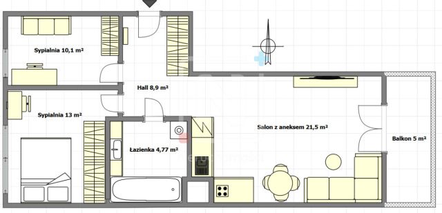 Mieszkanie 3-pokojowe Warszawa Mokotów. Zdjęcie 15