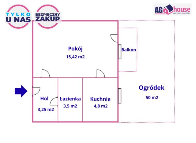Mieszkanie 1-pokojowe Gdańsk Przymorze. Zdjęcie 11