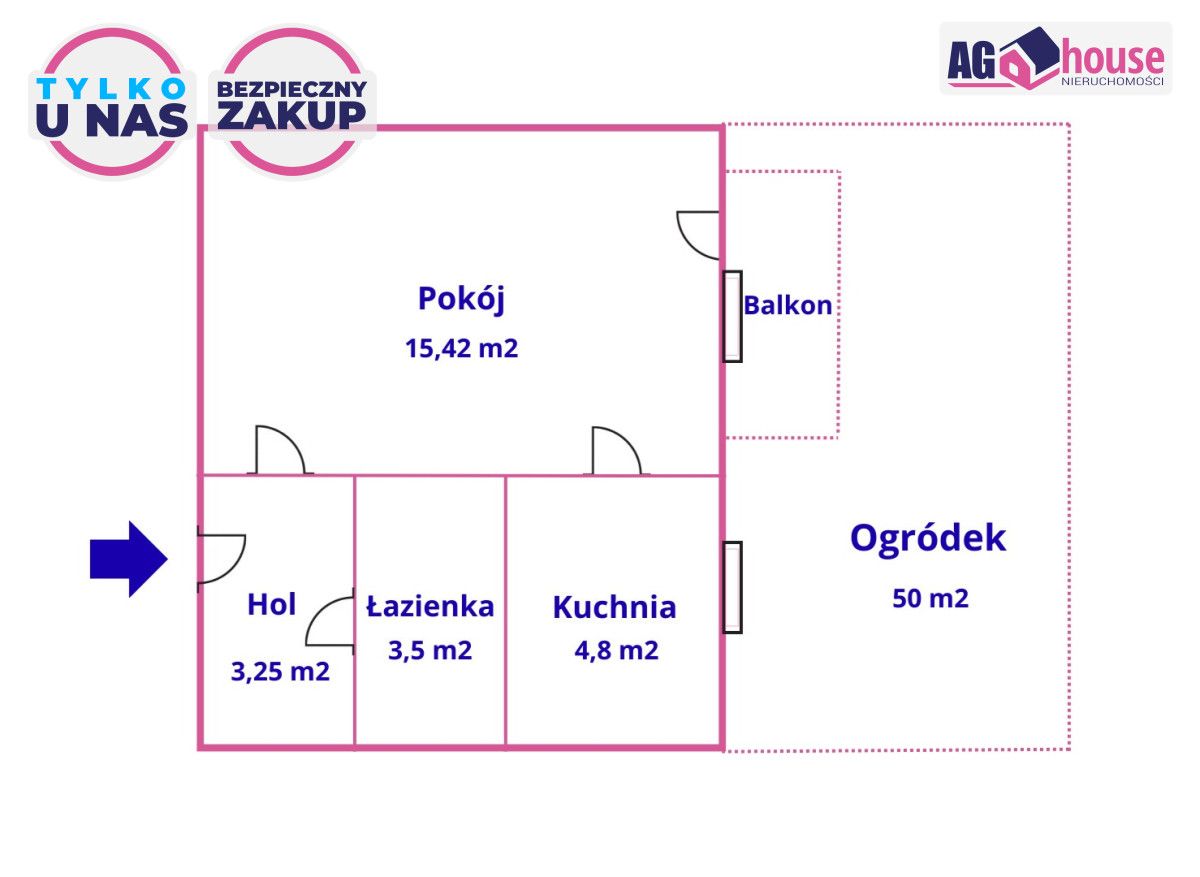 Mieszkanie 1-pokojowe Gdańsk Przymorze. Zdjęcie 11