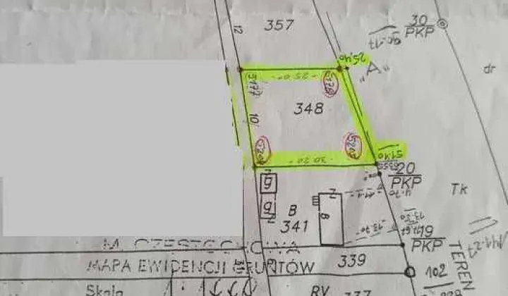 Działka budowlana Częstochowa Gnaszyn Górny, ul. Druciana