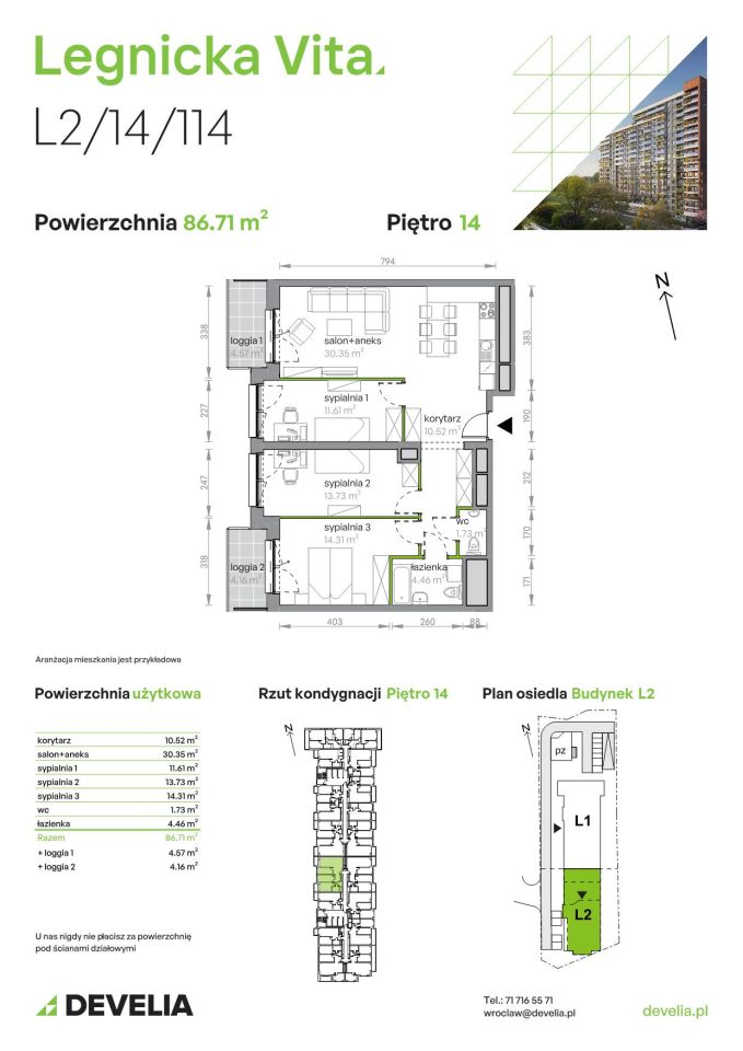Mieszkanie 4-pokojowe Wrocław Popowice, ul. Legnicka. Zdjęcie 8
