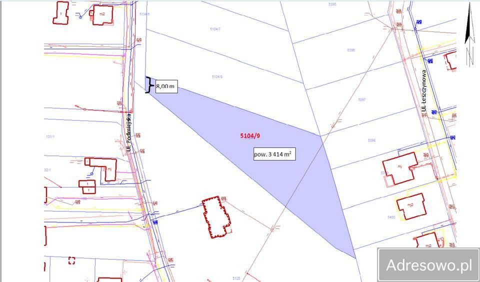 Działka budowlana Sieradz, ul. Podmiejska. Zdjęcie 3