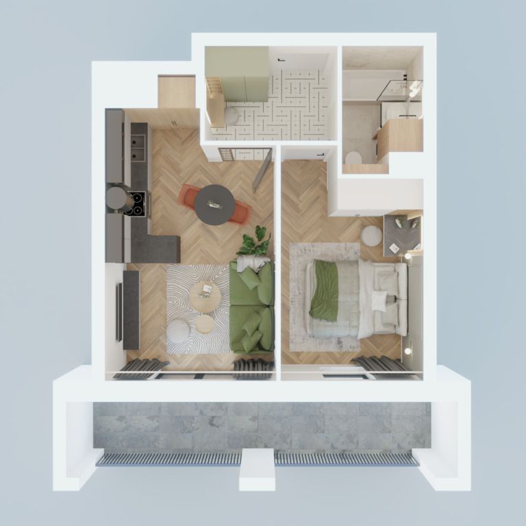 Mieszkanie 2-pokojowe Lublin, ul. Wyścigowa. Zdjęcie 5