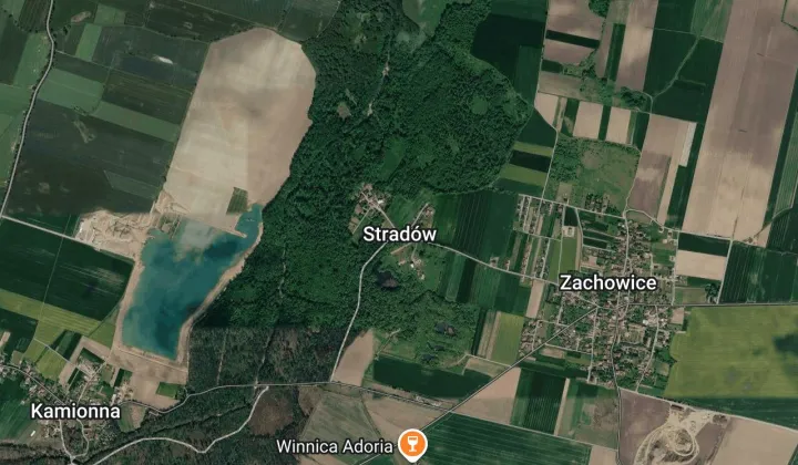 Działka rolna Stradów