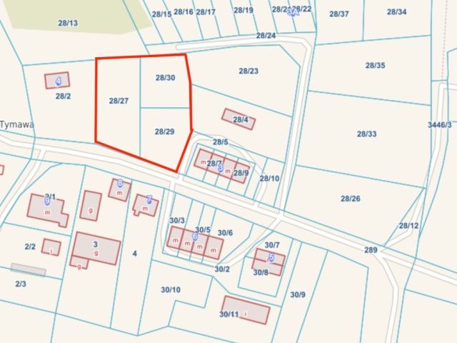 Działka budowlana Tymawa. Zdjęcie 1