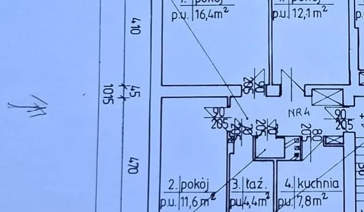 Mieszkanie 3-pokojowe Ostrołęka Wojciechowice, ul. Władysława Broniewskiego