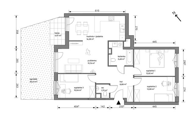 Mieszkanie 4-pokojowe Warszawa Włochy, ul. Trzcinowa. Zdjęcie 7