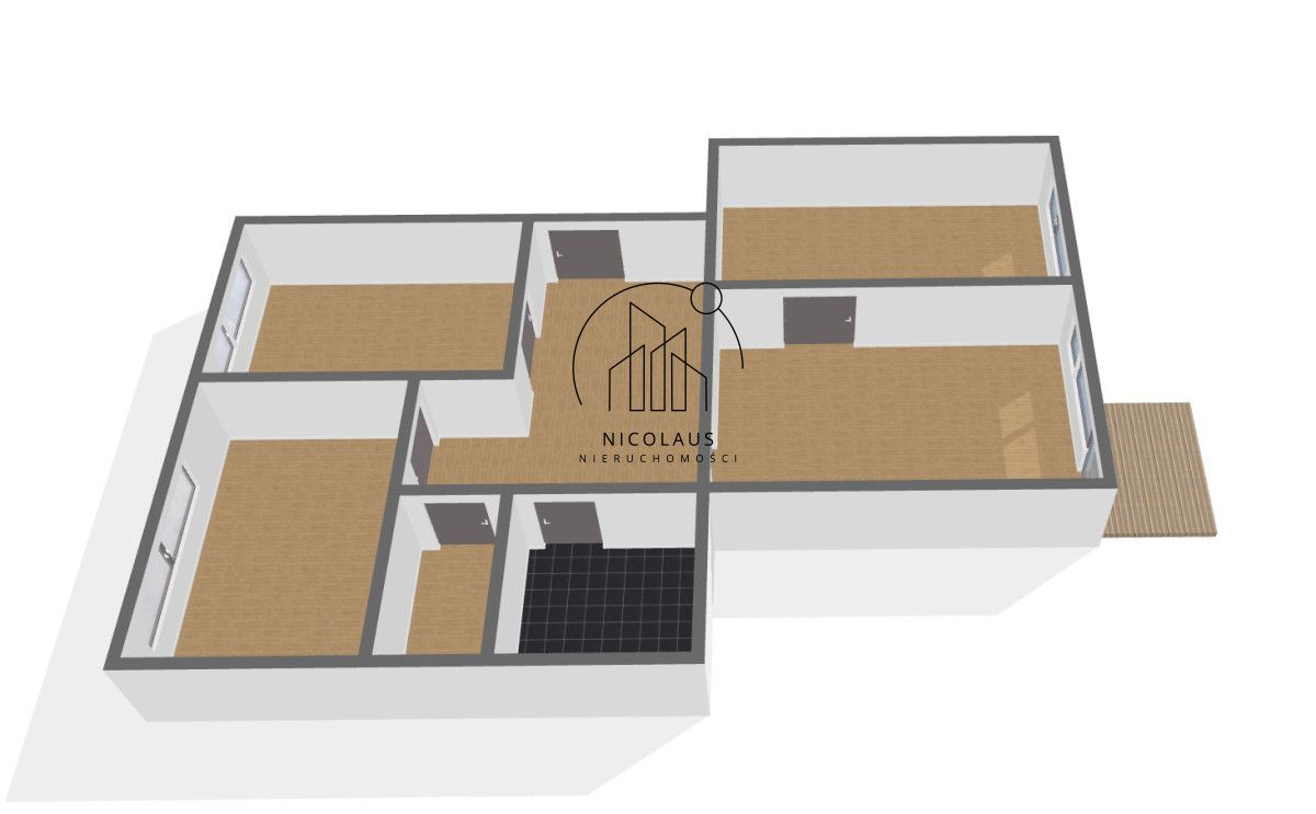 Mieszkanie 3-pokojowe Toruń Rubinkowo, ul. Ignacego Łyskowskiego. Zdjęcie 18