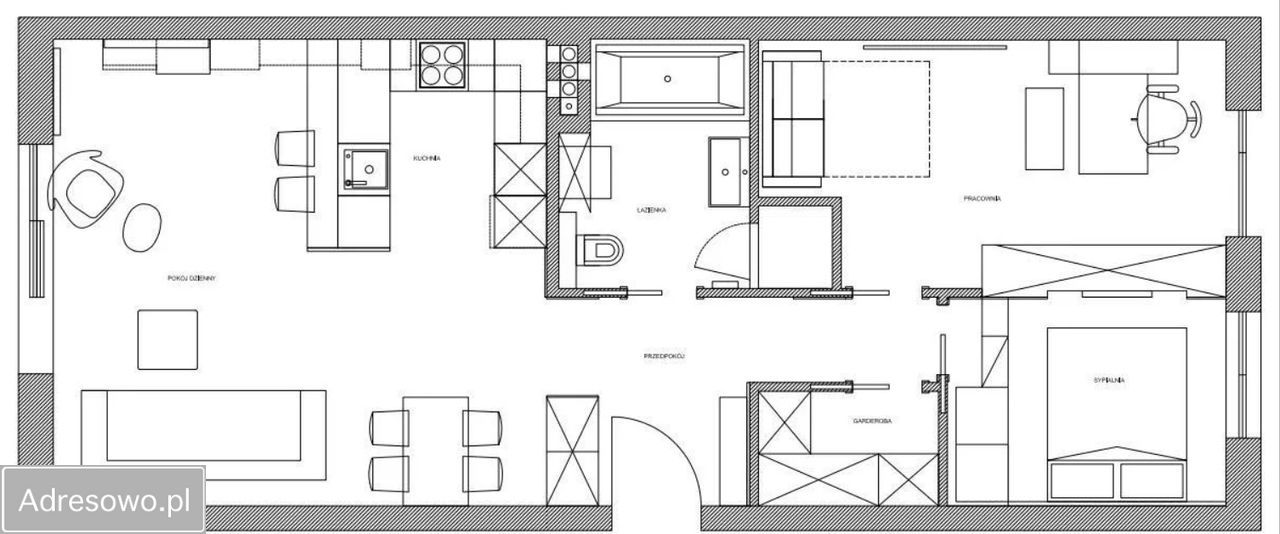 Mieszkanie 3-pokojowe Kraków Grzegórzki, ul. Grzegórzecka. Zdjęcie 7