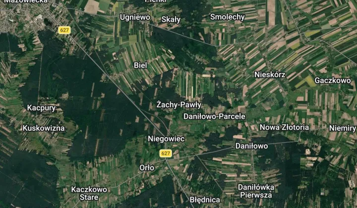 Działka rolna Żachy-Pawły Bardychowo