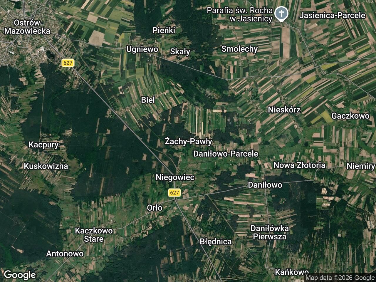 Działka rolna Żachy-Pawły Bardychowo. Zdjęcie 1