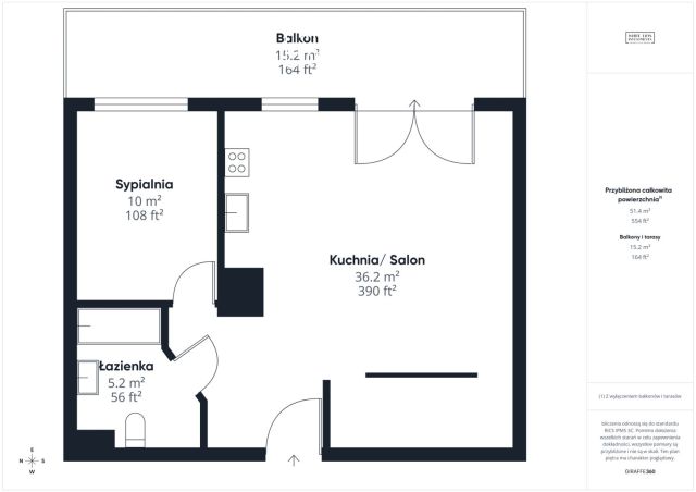 Mieszkanie 2-pokojowe Warszawa Wilanów, ul. Sarmacka. Zdjęcie 18